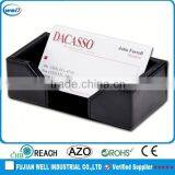 Black Personalized PU Leather Gift Business Card Holder thumbnail-1