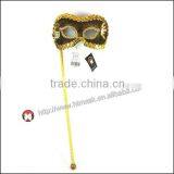 Franco American Novelty Majestic Mardi Gras Eye Mask With Stick