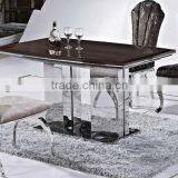 Modern Stainless Steel Dining Table thumbnail-1