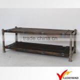 Vintage Antique Square Recycled Wood Coffee Tables