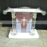 High Qualtiy Modern Church Pulpit With LED Light, Acrylic Church Pulpit thumbnail-3
