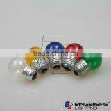 Christmas Color Light G40 130V/220V 10w/15w/25w E27/B22 Outside Colour Bulbs thumbnail-1