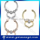 High Quality No Piercing Hole Jewelry India Nose Ring O 4