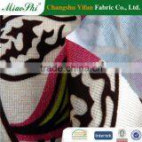 Printed Fleece Blanket Sofa Upholstery Velour Fabric Flock Velvet Fabric