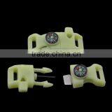 2015 New 3/8'' Buckle Firestarter Whistel Buckles With for Paracord Bracelet thumbnail-3