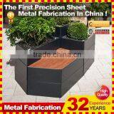 Kindle 2014 New Polychrome Galvanized Oblong Steel Vertical Garden Pots