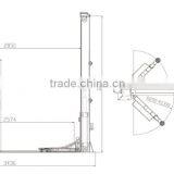 Cheap Base Plate 2 Post Car Lift for Auto Maintenance Equipment thumbnail-6