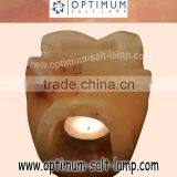 HIMALAYAN SALT OIL BURNER - ROSE SHAPE