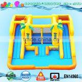 2 Lines Inflatable Water Slide for Kids With Big Pool Supplier's Choice