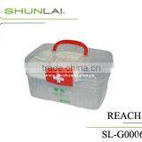 New Design Medicine Box/ Plastic Drawer Tool Box/ Clear Plastic Tool Box SL-G0006 thumbnail-1