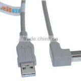Newest Fashion White Color 90 Degree Usb Cable,hard Disk to Usb Connector