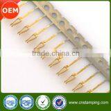 Forming Process Brass Connection Terminal,precision Brass Terminal Stamped,unique Brass Plated Connector Terminal