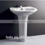 hot sale to high quality pedestal basin for south Amercian