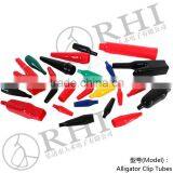 RHI PVC ,battery Clip Connector Soft Tube Plug Cap , Waterproof Power Plug Cover