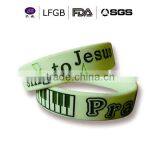 Custom Promotional Low Price Wrist Band, Adjustable Silicon Wristband, Silicon Bracelet thumbnail-1