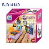 Funny Kids Toy Girls 3d Puzzle Diy Toy TV and Sofa