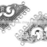 Tibetan Style Pendants, Lead Free and Nickel Free, Triangle, Antique Silver, 40x65x2mm, hole: 2mm(TIBEB-A102130-AS-FF)