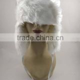 WLHMH064 white winter russian style fur hat