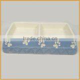 New Shape Ceramic Pet Bowl for Dogs and Cats