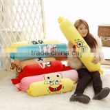 hot sale cute cartoon printed candy shape pillow for kids