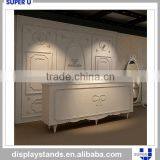 Customized Attractive White Reception Counter thumbnail-3