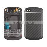 Original Genuine Housing And QWERTY Keypad Assembly For BlackBerry Q10 - Black thumbnail-1