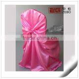Colorful Wedding Used Satin Chair Cover for Cheap Sale thumbnail-1