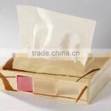 Unbleached Natural White Plastic Pack Facial Tissue thumbnail-1