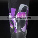 Machine Press Glass Flower Decal Water Juice Tumbler Cup thumbnail-3