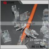 LY-US073-C6 Unshielded Cat6 Rj45 Through Plug With Factory Price thumbnail-4