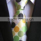 Cheapest Stock Necktie ,Polyester Woven Necktie, Various Big Dots Necktie thumbnail-1