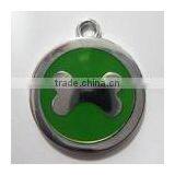 Fancy Metal Enamel Dog Tag