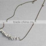 2016 Cheap Factory Price Fashion Jewelry White Gold Plated Jewelry, Stone Beads Necklace Jewelry thumbnail-1