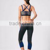 Custom Women's Fitness Active Wear Yoga Pants Sport Bra Sets thumbnail-3