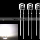 White Led 5mm Straw Hat