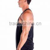 Daijun OEM High Quality Any Colour Avaliable 180g Custom Black Cotton Wholesale Bodybuilding Stringer Tank Top thumbnail-3