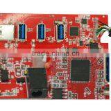 Portable High Speed 5Gbps Bulit-in 35cm USB Cable 4ports USB3.0 Hub for USB Device thumbnail-4