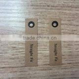 Custom Design Clothing Garment Brown Paper Hang Tag Shoe Lace Tag