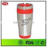 Customized 16 oz Stainless Steel Double Wall Tumbler With Lid