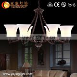 modern minimalist living room bedroom chandelier, pastoral wrought iron chandelier restaurant lamps