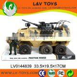 Hot-selling Plastic Toys 2015 Friction Military Vehicle Tank Toy thumbnail-5