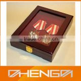 HOT SALE Factory Price custom made-in-china wooden medal storage box (ZDS-SJF033)