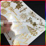 Gold Foil Tattoo,gold Temporary Tattoos,golden Tattoo Stickers thumbnail-1