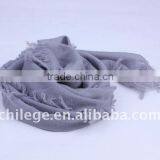 Thin Women Wool Solid Color Scarf Shawl/ Plain Wool Scarf Stoles and Shawls Fleece Set Lady Neck Scarves thumbnail-1