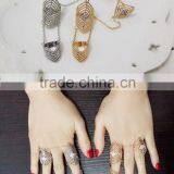 Jewellery Gold Diamond Square Engagement Wedding Ring thumbnail-5