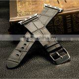 Jranter 2015 New Arrival Genuine Crocodile for Apple Watch Leather 42mm