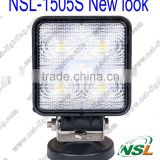 Factory directly offer 15W led work lamp, LED working light, led truck light with 12months warranty
