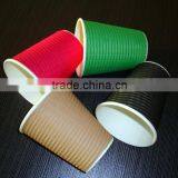 2016 New Design With 8oz/10oz/12oz Ripple Wall Paper Coffee Cups for Hot Drink From China thumbnail-2