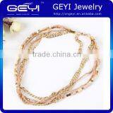 Wholesales Jewelry Necklace,Crystal Necklace Jewelry Multi Layered Beaded Necklace thumbnail-1