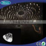 EP-052 20 Pack Crystal Head for Fiber Pendant for 3 Strand Fiber for Luxury Chandelier Decoration